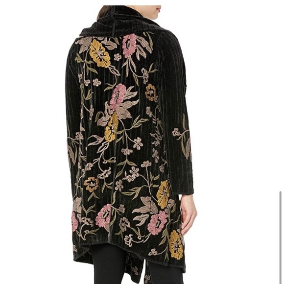 Johnny Was Kamalah wrap cardigan embroidered - Picture 3 of 10